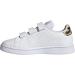 adidas Boy's Advantage Cf I Sneaker Child 1.5 UK - White/Beige - Buy Online on GoSupps.com