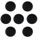 Shungite World 7 pcs Shungite Sticker for Cell Phone Case Tablet Laptop Computer - Round Dot Healing Energy Shungite Stones Protection Plate with Carbon Fullerenes (Polished, 20 mm / 0.78") Polished 20 mm / 0.78"