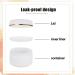 10 pcs Cosmetic Sample Jars Containers Including 6 pcs 100ml Plastic Refillable Travel Pot 4 pcs 50g Sample Pots with Gold Dome Lids for Toiletries Creams Make up Sample Glitter Nail Art Storage - Buy Online on GoSupps.com