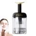 Rurunklee Foam Maker for Face Wash - Transparent Manual Facial Cleanser Foamer Type Rotating Foam Maker - Skincare Cleaner Tools for Deep Cleansing Detachable Facial Cleansing Tools Black