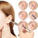 LED Lighting Ear Spoon Set - Ear Wax Remover Kit with Feather Stick Earpick - Buy Online on GoSupps.com