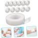 12 Rolls Clear Adhesive Tapes - Elastic Dressing & Microporous Retention Tape for Medical & Home Use - Buy Online on GoSupps.com