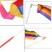 Dance Ribbons Rainbow Streamers - 2pc Set for Kids Rhythmic Gymnastics & Baton Twirling - Buy Online on GoSupps.com