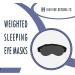 Morgan Home Weighted Eye Mask - 0.5 lbs for Relaxing Sleep | Adjustable Headband | Grey | International Shipping Available - Buy Online on GoSupps.com
