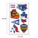 60pcs Temporary Tattoos: Waterproof Body Art Stickers for Fan Games & Events - Football Designs for Boys, Girls, Men, Women - Party Favors & Scholl Rewards - 10 Sheets - Buy Online on GoSupps.com
