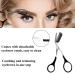 Eyebrow Scissors & Trimmer Set with Comb - Precision Eyebrow & Eyelash Grooming for Men & Women - Black - Buy Online on GoSupps.com