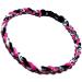 Sport Ropes Triple Titanium Necklace - Pink/Black/White - 18 - Buy Online on GoSupps.com