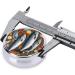 Versatile Round Pill Box - 3 Compartment Mini Organizer for Travel Vitamins & Fishing Bait | Portable Decorative Purse Case - Buy Online on GoSupps.com