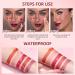 Light Pink Liquid Blush for Cheeks Xcreando Soft Cream Blush Matte Effect Natural Blush Tint with Dewy Finish Long-Wearing Cheek Tint Blendable Blush Oil for Face Makeup(Apricot) #5 Orange - Buy Online on GoSupps.com