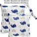 Trasun Wet Bag Diaper Pockets - Waterproof & Washable Organizer for Toddler Diapers | Medium Blue Whale Design | Perfect for Travel Gym Beach & Pool - Buy Online on GoSupps.com