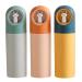 Suuwwn toothbrushes ethui children 3 pieces of toothbrush travel case toothbrush cover mouthwash cup travel box Creative travel toothbrush set toothbrush cup for camping travel hiking at home a