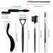 Sonku 7 Pack Foldable Steel Eyebrow Comb & Brush + 20 Disposable Mascara Brushes - Essential Makeup Tools for Perfect Lashes - Buy Online on GoSupps.com