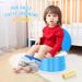 Portable Potty for Kids Toddlers Foldable Travel Potty Training Seat Foldable Toddler Potty Seat for Travel  Car  Camping  Park Outdoor  Indoor(Baby Blue) - Buy Online on GoSupps.com
