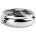 Pine Tree Under The Moon Round Pill Box - 3 Compartment Travel Organizer for Medications | Portable Pill Holder - Buy Online on GoSupps.com