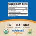 Nutricost Organic Lion's Mane Mushroom Powder 4oz - USDA Certified Organic 3.52oz - Pure Mushroom Supplement - Buy Online on GoSupps.com