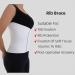 Buy Broken Rib Brace for Men & Women - Rib Compression Wrap for Postoperative Recovery | Small Size - Buy Online on GoSupps.com