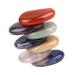 Natural Crystal Rough 7 Pieces Stones Set Natural Palm Crystals for Reiki Feng Shui Decor with one Pouch Stone Collection