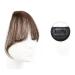 Bangs Hair Clip Air Bangs Wig For Women With Natural Front Forehead Invisible Hair Patch Round Face French Bangs Fake Bangs Bangs Clip in Hair(Color:Light Brown)