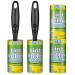 COMMEMA Lint Rollers for Pet Hair Extra Sticky, Pet Hair Remover, Lint Remover, Lint Roller Set Brush for Dog & Cat Hair Removal, Clothes, Furniture, 2 Handles with 4 Refills, 240 Total Sheets