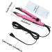 janelove Professional Hair Extensions Iron Fusion Heat Connector Pre Bonded Hair Extensions Iron Kit Tool UK Plug 210 F-390 F Temperature Adjust (Pink) - Buy Online on GoSupps.com