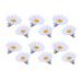 12 Pieces Daisy Hair Clips Cute Daisy Hairpin Flower Hairpins Set for Ladies Girls Bridal Women for Beach Wedding White