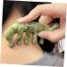 Plafope Jade Massage Comb - Creative Body Acupuncture and Massage Tool | Reliable Handcrafted Green Jade Device (11.50x4.50cm) - Buy Online on GoSupps.com