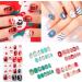 24 Pack Christmas Fake Nail Patch Kids Cartoon Full Coverage Kids Fake Nail Art Girl New Year Nail Art Decoration (Color : 11) - Buy Online on GoSupps.com