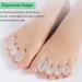 WUTAIN Toe Separator - Silicone Bunion Corrector & Toe Straightener for Foot Pain Relief, Overlapping Toes, Hammer Toes - Large - Buy Online on GoSupps.com