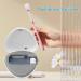 Syrisora Toothbrush Sanitizer Portable Rechargeable Toothbrush Cleaner Holder Travel Home Toothbrush Case (White) - Buy Online on GoSupps.com