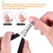 SOFYE Professional Manicure Pedicure Set - Double Sided Nail Files Grooming Kit - Washable & Effective - 15 in 1 Salon Manicure Kit (Black) - Buy Online on GoSupps.com