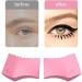 2Pcs 2 in 1 Silicone Eyelash Stamper Tool Lower Eyelash Portable Stencils for Gift Professionals Pink - Buy Online on GoSupps.com