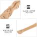 Mikinona Wood Ear Cleaner Tool Portable Earwax Removal Durable Wood Carved Design for Wax Cleaning Ear Care for Home Use - Buy Online on GoSupps.com