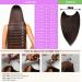 Elailite Real Hair Extensions with Wire - Invisible Faden Remy Smooth 16 /40cm 60g #01 Black - Premium Quality International Shipping - Buy Online on GoSupps.com