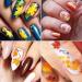 3D Self-Adhesive Fall Nail Stickers - Autumn Maple Leaf Design for Acrylic Nails - Thanksgiving Nail Accessories (8 Sheets) - Buy Online on GoSupps.com