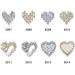 Nail Art Glitter Sweet Nail Jewelry Pendants 3D Heart with Pearl Alloy Nail Rhinestones(2008) Style2008 - Buy Online on GoSupps.com