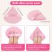 Auauy 6 PCS Triangle Makeup Powder Sponge Set - Washable & Reusable Face Puffs for Loose Powder & Foundation - Pink Makeup Tools - Buy Online on GoSupps.com