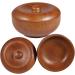 Premium Wooden Shaving Bowl with Lid | Healeeved Shaving Cup for Men | Bamboo Razor Brush Included - Perfect for Smooth Shaves - Buy Online on GoSupps.com