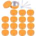 Travel bottlingtravel pots for cream small pots with lids 48 PC 10ml Blue Empty Round Aluminium Tins with Screw Lids Storage Jars Cosmetics Containers Pots with 6 Spatula (Color : Blue Size : 15ml)