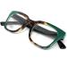 Venice MILLER Reading Glasses for Men & Women - Vintage Modern Style Diopters +1 to +3.5 (+2.50 Green Demi) | International Shipping Available - Buy Online on GoSupps.com