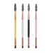 Eyebrow Brush Angled Eyebrow Brush and Spoolie Brush Multifunction Makeup Tools Double Brush Mascara Brush and Eyebrow Comb 4 Pieces (Mixed Colour)