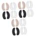Mobestech 12 Pairs Anti-wear Stickers for High Heels Ball of Foot Cushions for Women High Heel Foot Pads for Shoes Sling Shoe Grip Foot Cushions for High Heels Miss Non-Slip Comfort Pad