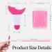 2 Pcs Red Eyeliner Stencils - Thin, Reusable Silicone for Precise Eyeliner Application and Mascara Guard - U-Red - Buy Online on GoSupps.com