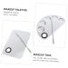 Buy 2 Stainless Steel Makeup Painting & Nail Art Palettes - Versatile Color Mixing Tools for Artists | International Shipping Available - Buy Online on GoSupps.com