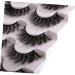 Angoily 4 Boxes Messy False Eyelashes Fluffy False Lashes for Women Natural False Eyelashes Women Fake Eyelashes Natural False Lash Glitter Lashes Miss Halloween Fox Imitation - Buy Online on GoSupps.com