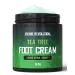 Viking Revolution Tea Tree Foot Cream for Dry Cracked Heels - Foot Cream for Dry Cracked Feet Foot Balm for Dry Cracked Feet - Foot Cream for Dry Feet Foot Repair Cream with Aloe Vera and Mint (8oz) 8 Ounce (Pack of 1)