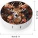 Deer Floral Print Contact Lens Case | Travel-Friendly Lens Care Box - Buy Online on GoSupps.com