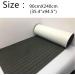 CHURERSHINING EVA Teak Decking Sheet 94.5 x35.4 - Non-Slip, Self-Adhesive Marine Floor Carpet in Charcoal Gray - Buy Online on GoSupps.com