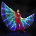 EMVANV LED Belly Dance Wing for Child - Light Up Isis Wings with Telescopic Stick for Carnival and Stage Performances - Buy Online on GoSupps.com