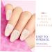 SKISUNO 1 Set Nail Patch Fake Nail Tips Nail Salon Supplies Nails Decoration Fake Nails with Glue Full Cover Nails Nail Art Stickers Nail Decoration Nail Stickers Manicure Plastic X4 Pink - Buy Online on GoSupps.com