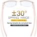 Progressive Multifocus Reading Glasses - Computer Blue Light Blocking for Men & Women - No Line Multifocal Readers with Spring Hinge - Bronze 3.0x - Buy Online on GoSupps.com
